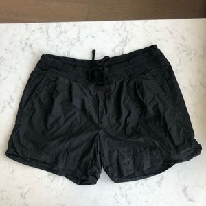 James Perse Black Drawstring Comfy Shorts